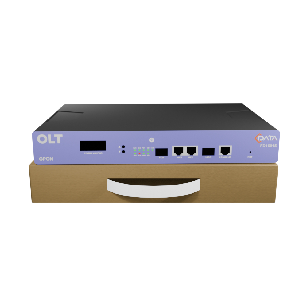 Jual CDATA 1 Port GPON OLT FD1601S Free SFP C++ -OLT Gigabit C-Data 1 ...