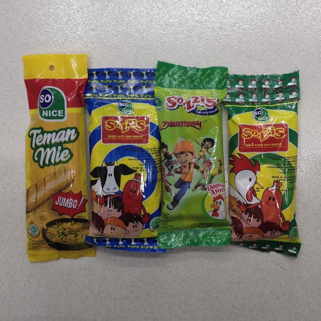 Jual Sosis Sozzis Ayam/Sapi/Boboiboy/Teman Mie | Shopee Indonesia