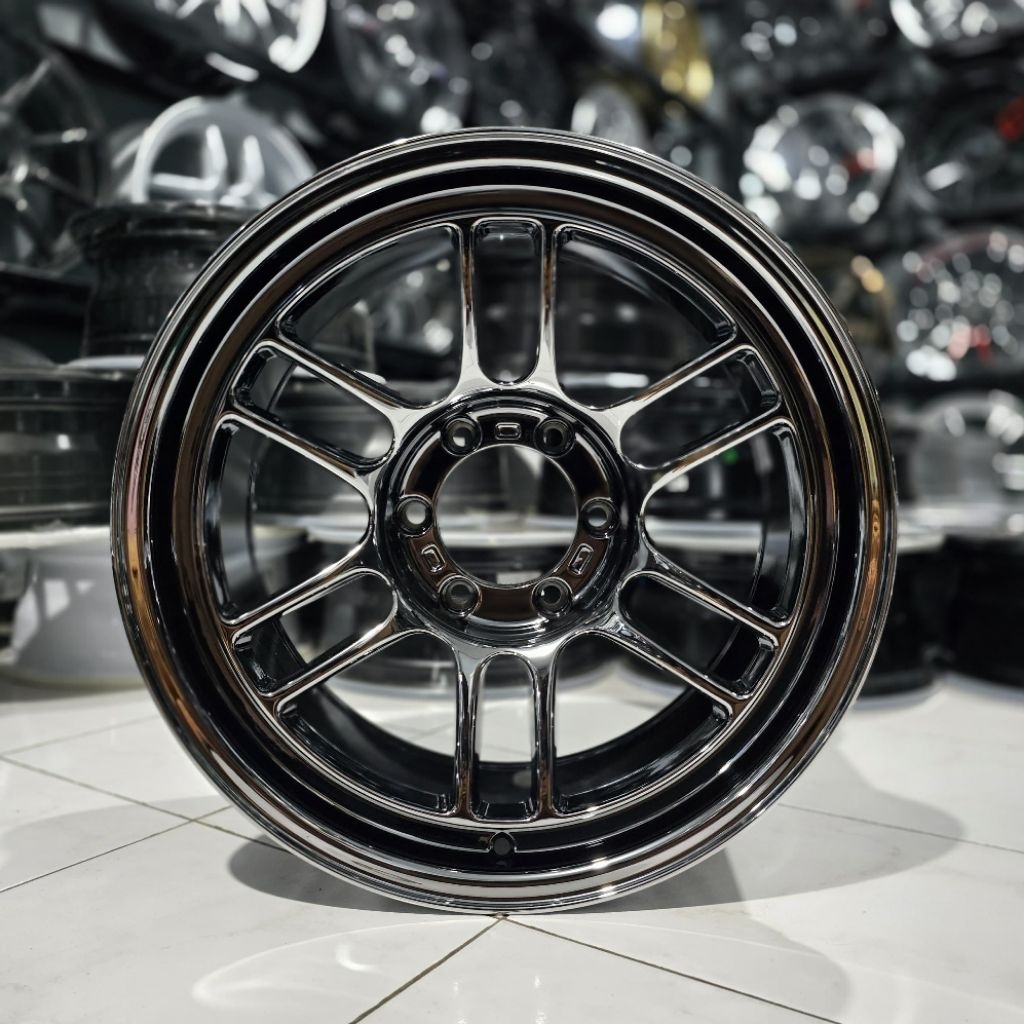 Jual Velg Mobil Enkei Rpt1 R18 Black Crome | Shopee Indonesia