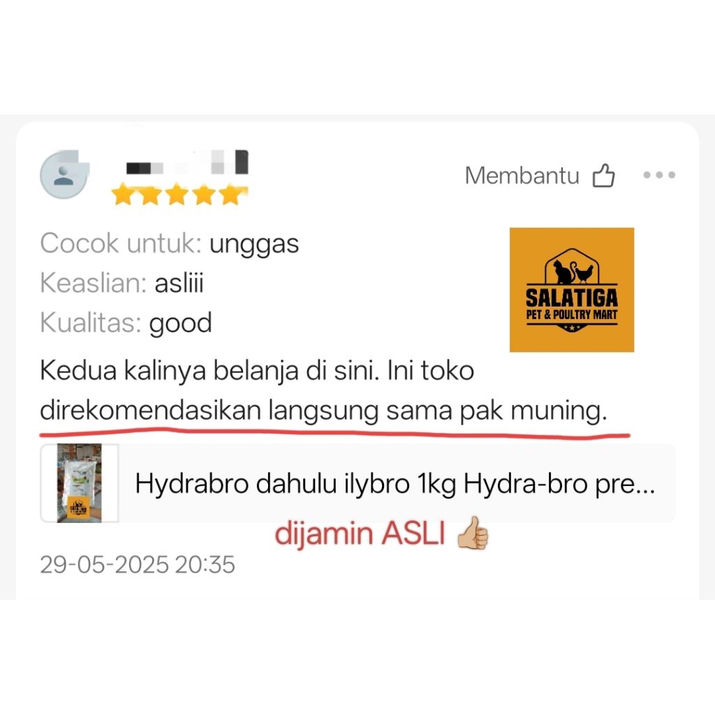 Jual Hydrabro ORI 100gr Hydra-Bro Hydra Bro asli repack obat ayam ...