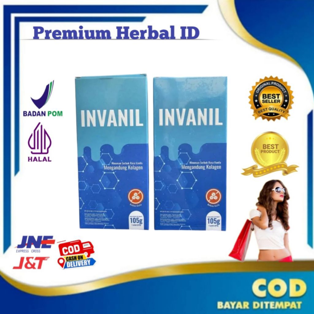 Jual Invanil Asli Original Suplemen Kolagen Asli Multivitamin Invanil ...