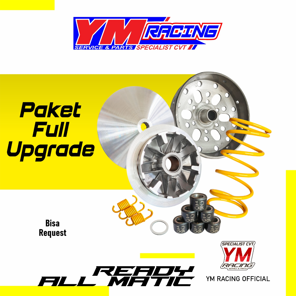 Jual PAKET UPGRADE FULL CVT 1500 RPM ALL MATIC / PAKET FULL UPGRADE CVT ...