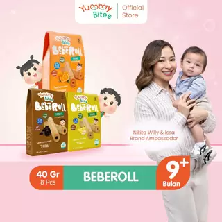 Yummy Bites Beberoll 40 GR Snack Baby/ Cemilan bayi