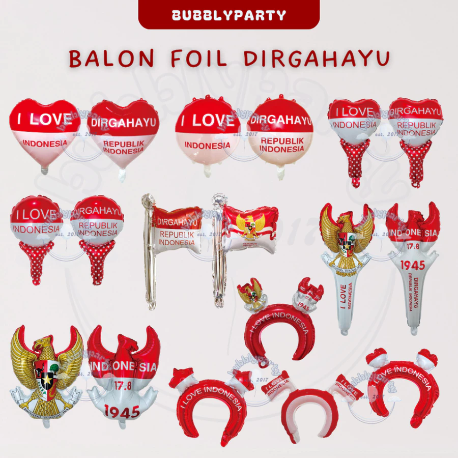 Balon Foil Dirgahayu RI