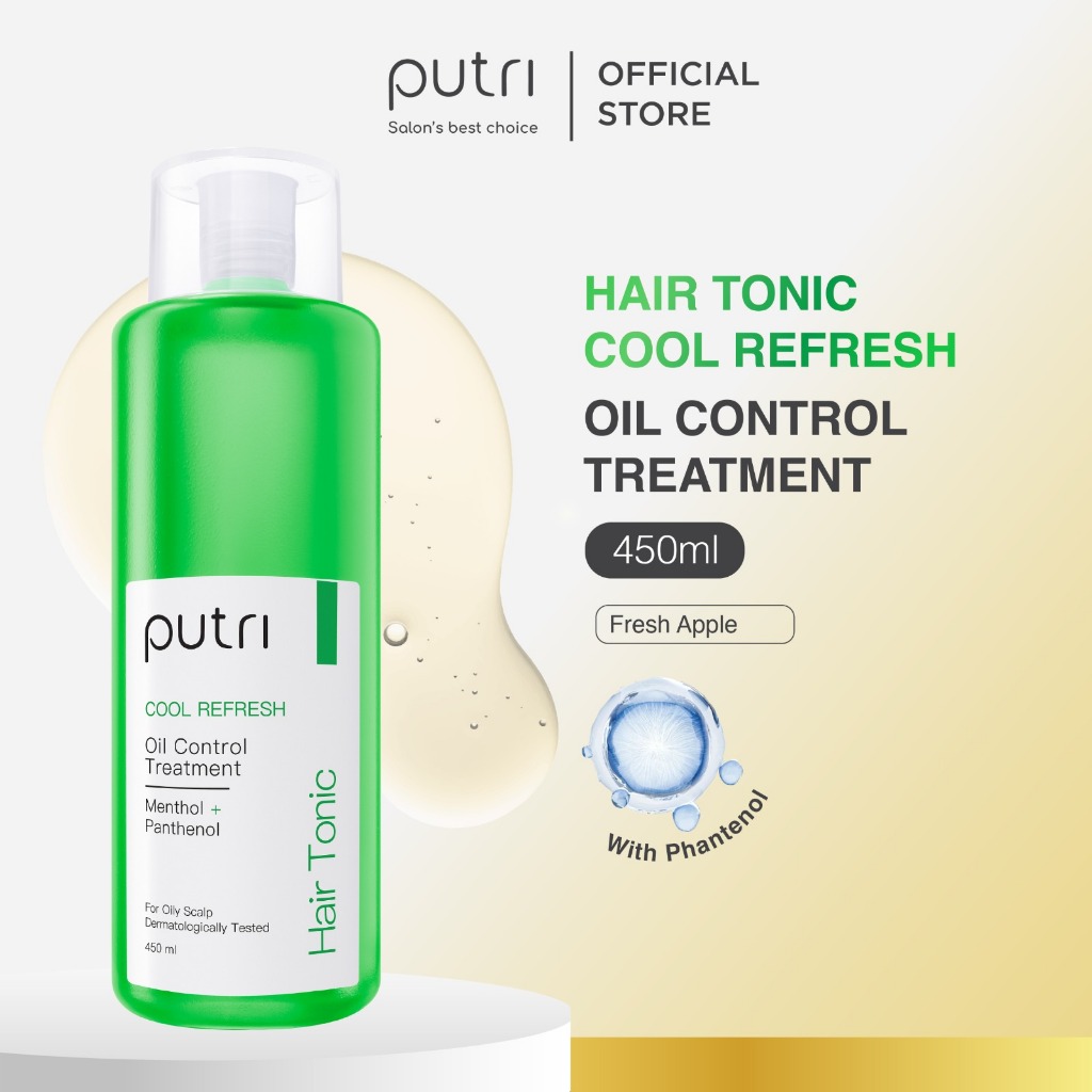 Jual Putri Cool Refresh Hair Tonic 450mL – Anti Rambut Lepek | Hair ...