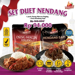 Mercon Merah Putih - Set Duet Nendang II Oseng Mercon Daging + Rendang Sapi