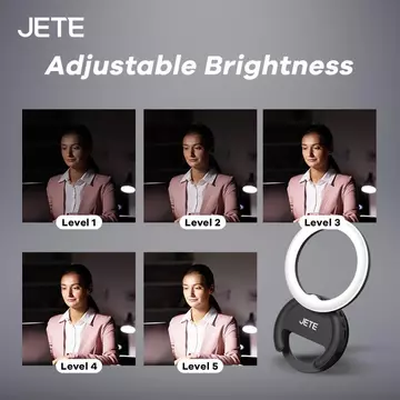 Ring Light Selfie JETE RL1 For Smartphone HP LED On With 3 Light Mode Garansi 2 Tahun
