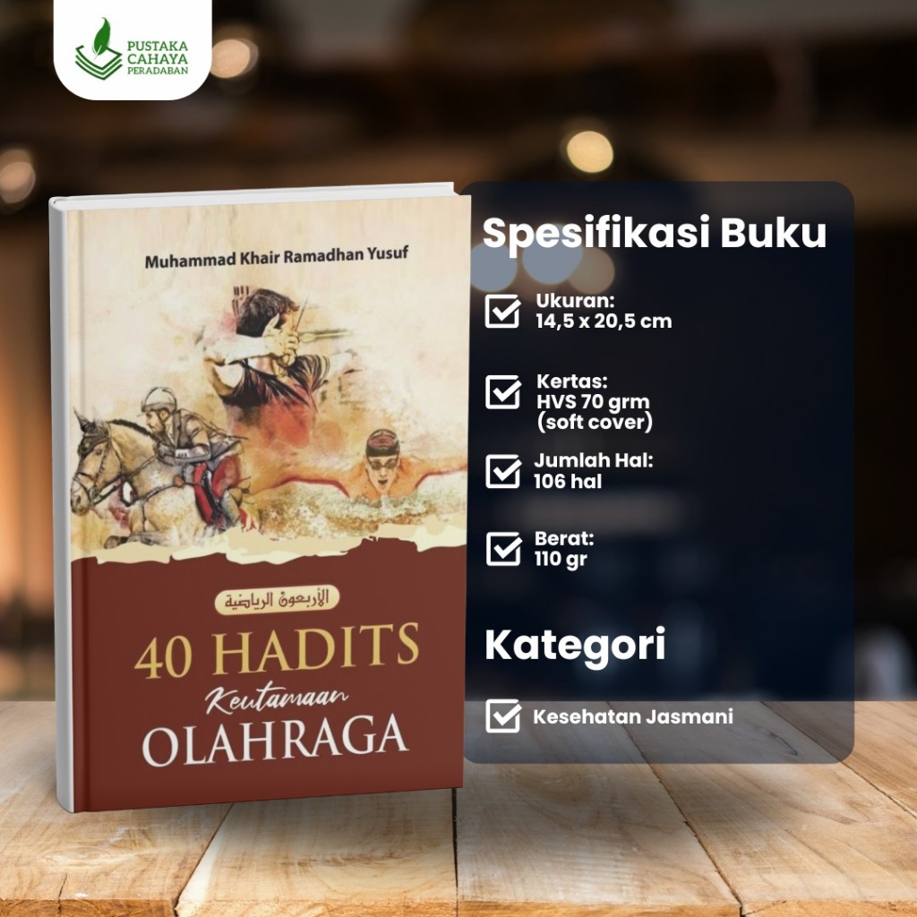 Jual 40 Hadits Keutamaan Olahraga-Buku Motivasi Hidup Sehat seperti ...