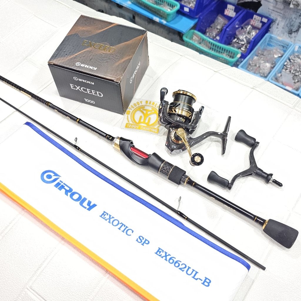Jual Set Ultralight Spinning Iroly || Iroly Exotic Type O, 198cm, 2 ...