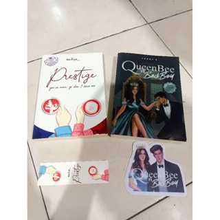 OBRAL BUKU MURAH ORIGINAL / NOVEL REMAJA / 1 PAKET 2 BUKU / QUEENBEE VS BAD BOY / PRESTIGE / BEST SELLER / ROMANCE / FIKSI / DEWASA /