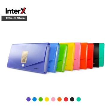 Jual TBMO Interx Expanding File Cheque size 7 pocket Macarons EFX305C ...