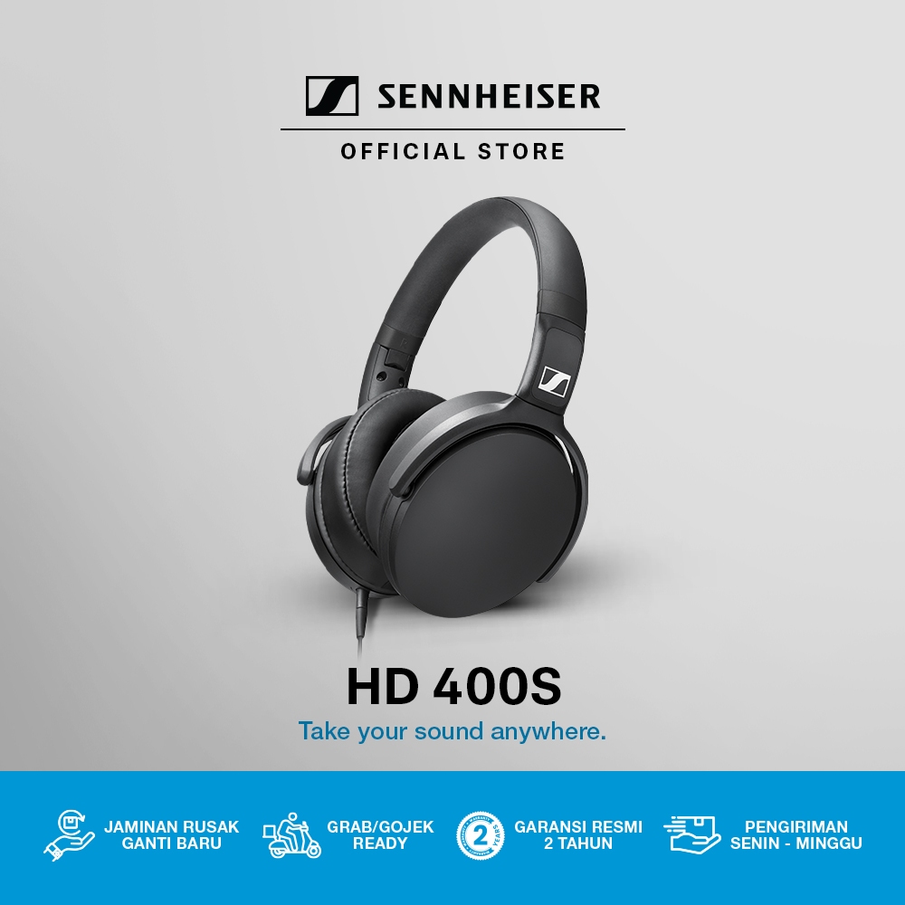 Jual SENNHEISER HD 400S Headphone | Shopee Indonesia