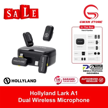 Hollyland Lark A1 Wireless Microphone Smartphone Android IPhone IPad Action Camera Laptop