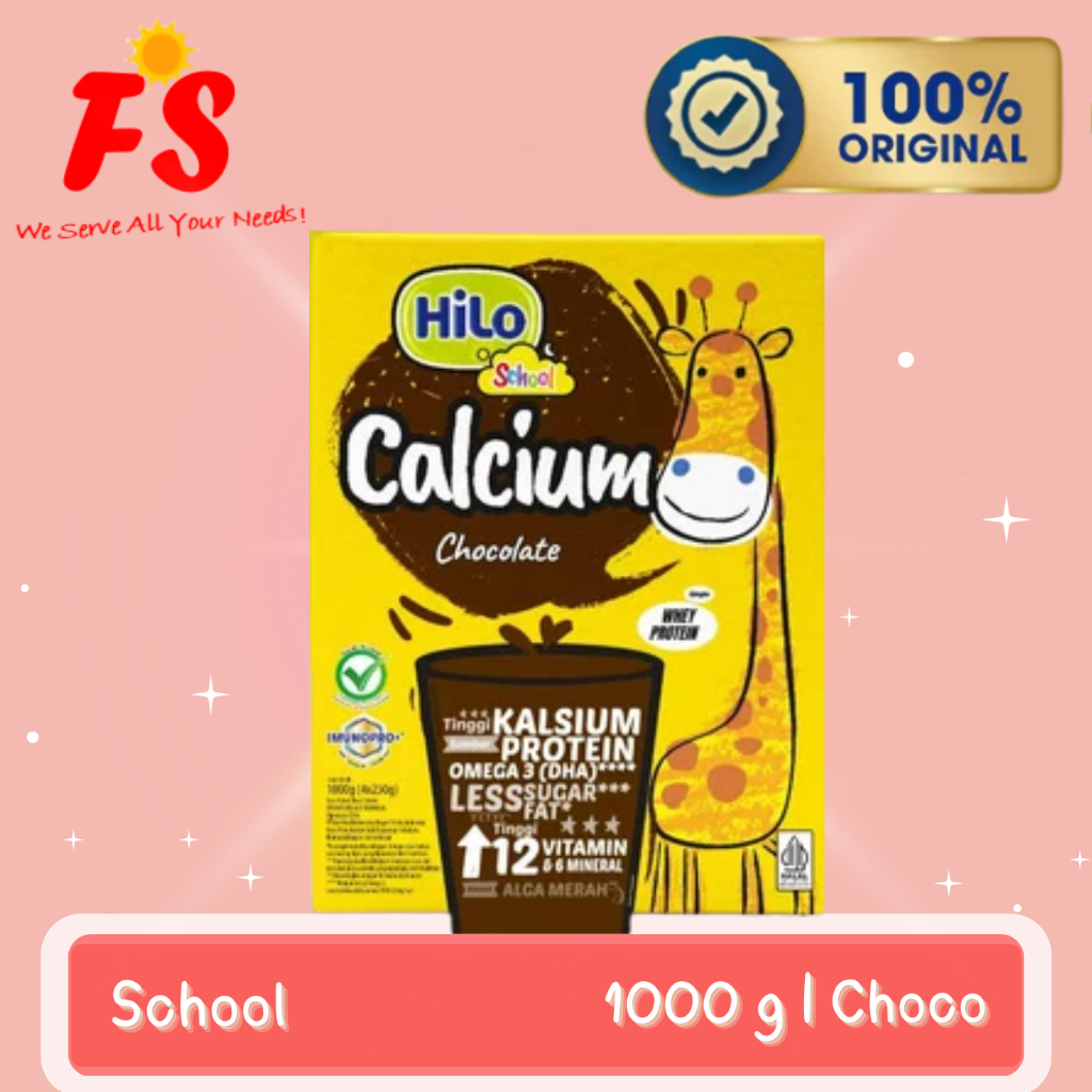 Jual HILO SCHOOL RASA COKLAT DAN VANILA KEMASAN 1000 GRAM - SUSU TINGGI ...