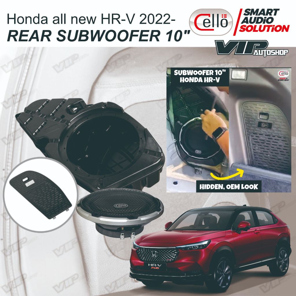 Jual Honda HR-V 2022- subwoofer 10 inch bagasi belakang audio mobil all ...