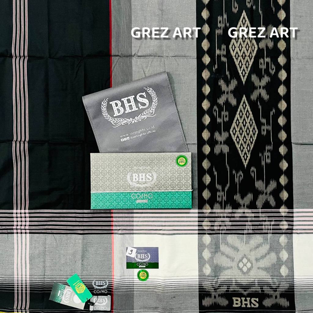 (NEW MOTIF) Sarung BHS COSMO Gold Silver Original Terbaru Bisa Seragam