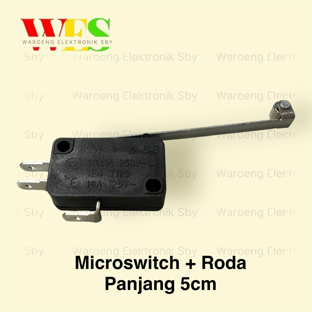 Jual MICRO LIMIT SWITCH + RODA PANJANG 3 pin 5CM | Shopee Indonesia