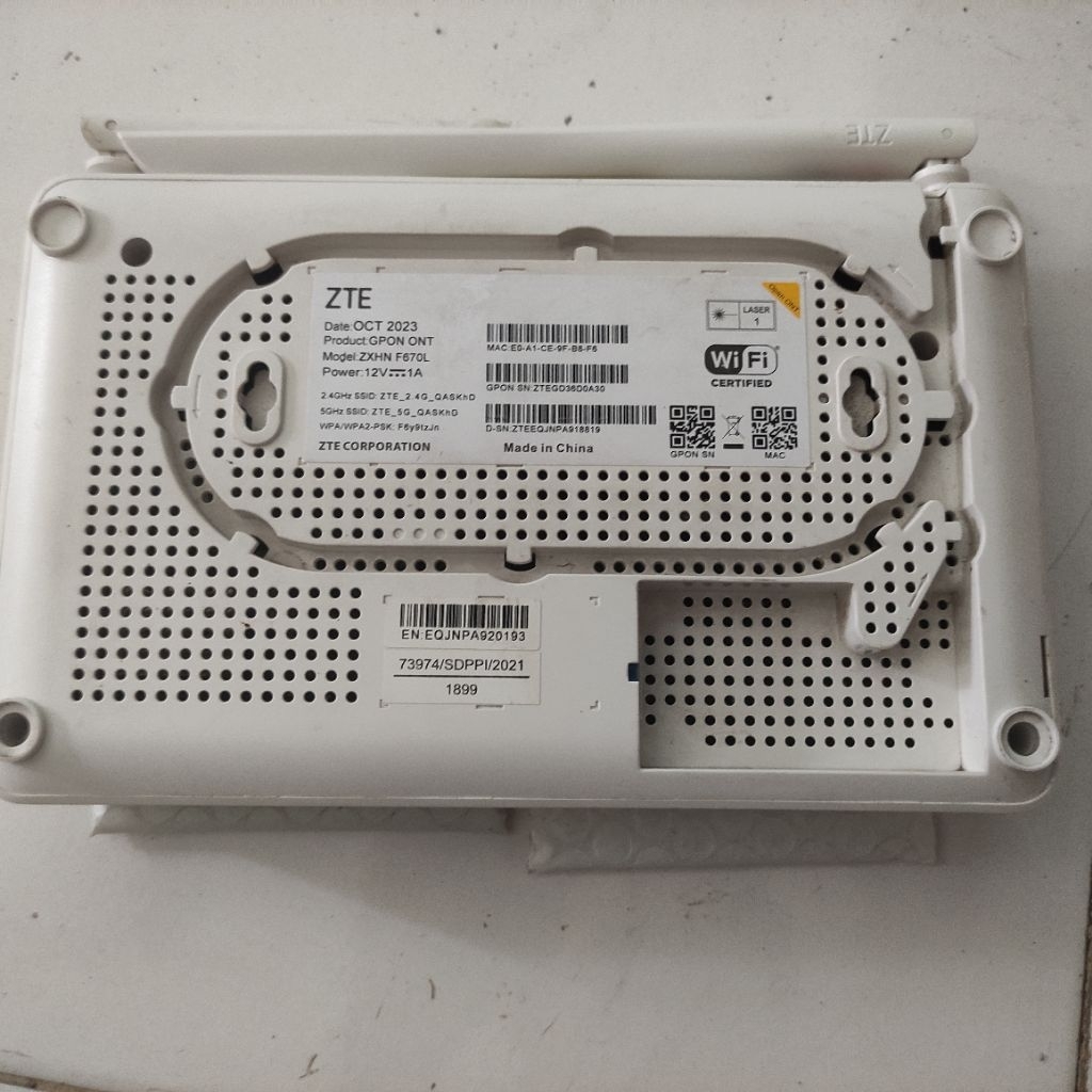 Jual modem zte f670l soket biru | Shopee Indonesia