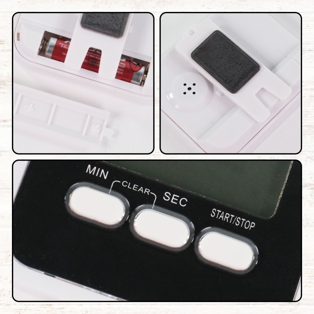 Jual Timer Mini Digital Dapur Kitchen Countdown Timer - II5 - Black ...