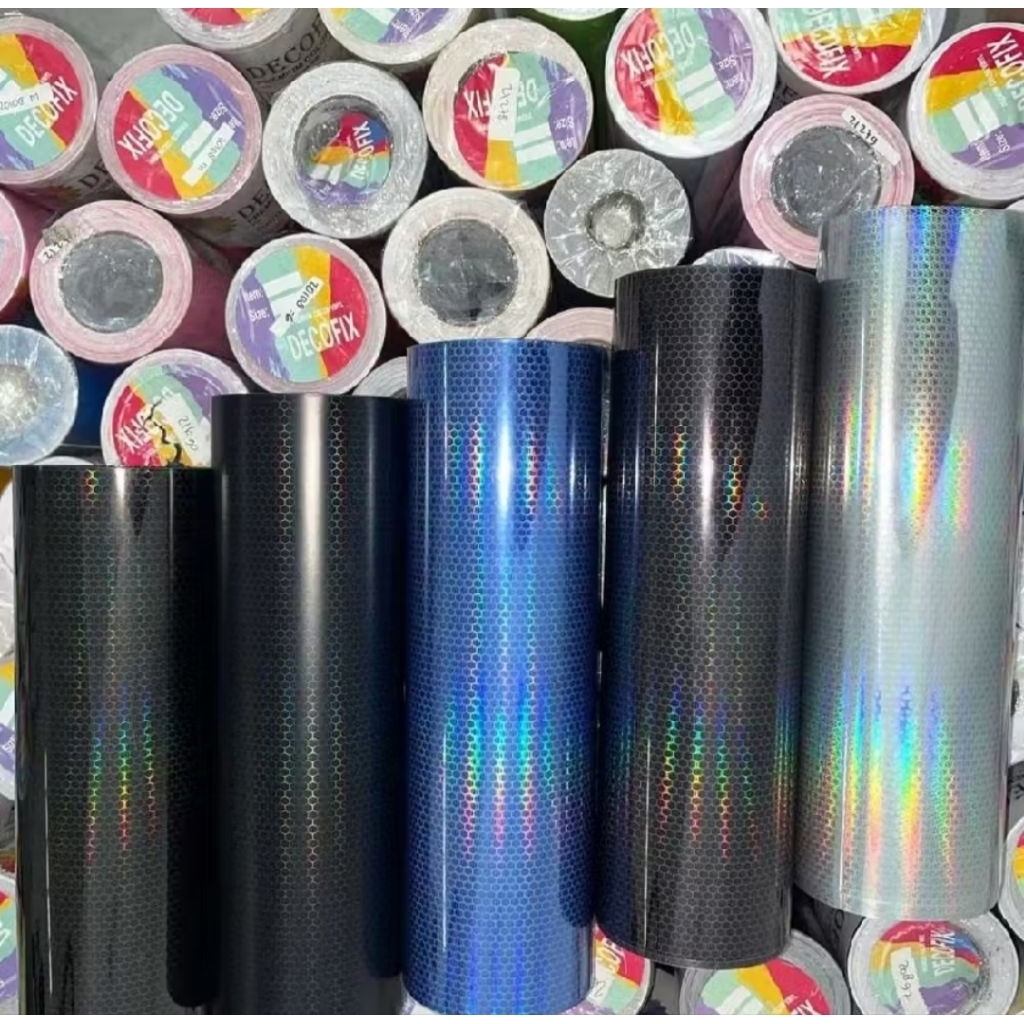 Jual Sticker lampu motor dan mobil transparan motif sarang tawon stiker ...