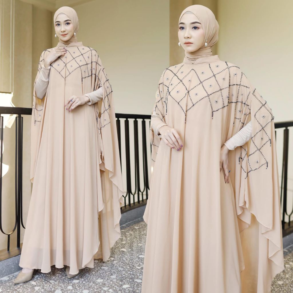Jual SET KAFTAN ALIYAH// KAFTAN TERBARU MEWAH DAN ELEGAN(FREE INER ...