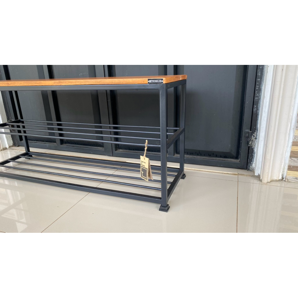 Jual Rak sepatu bench industrial kokoh | Shopee Indonesia