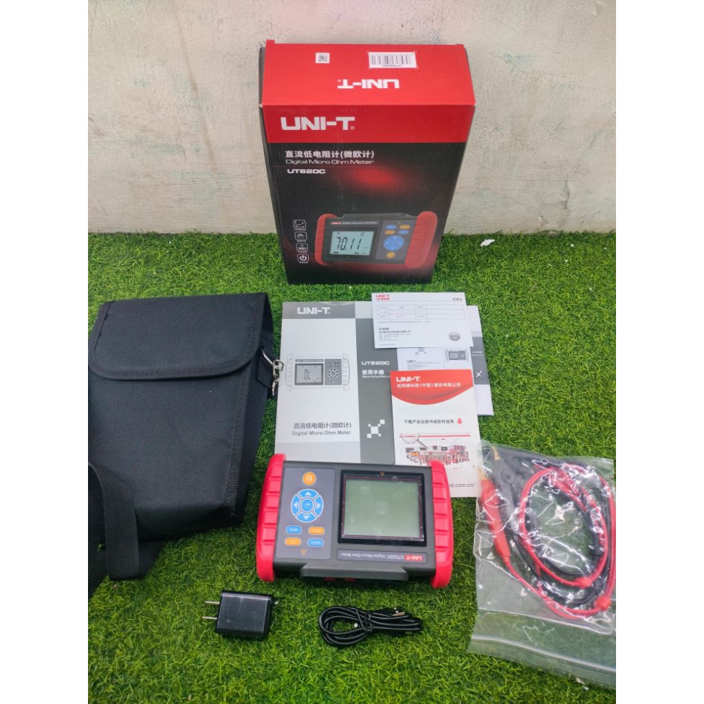 Jual UNI-T UT620C Digital Micro Ohm Meter DC Low Resistance Meter Kabel ...