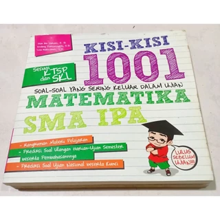 ( OBRAL ) BUKU LATIHAN SOAL SMA // PENDIDIKAN SMA // KISI - KISI 1001 SOAL - SOAL YANG SERING KELUAR DALAM UJIAN MATEMATIKA SMA IPA // ORIGINAL