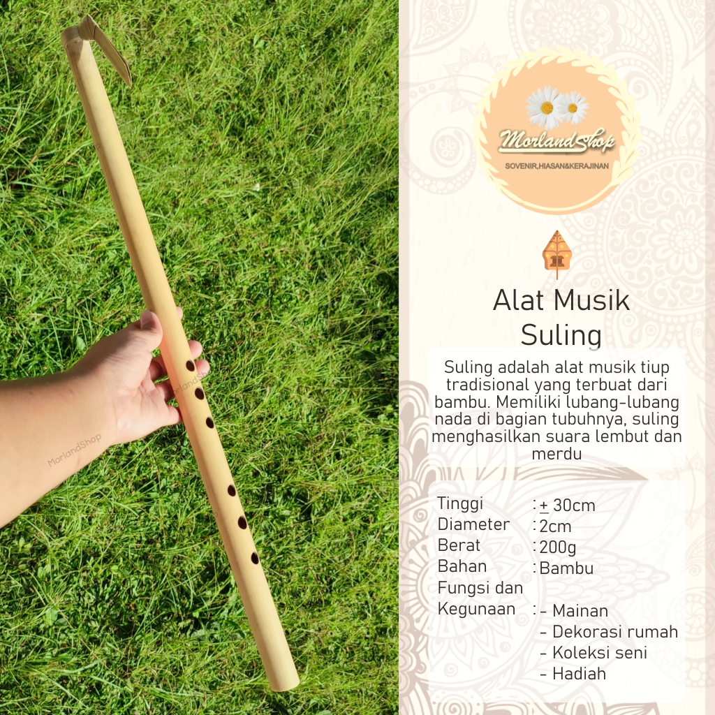 Jual SULING/SERULING/SULING BAMBU/ALAT MUSIK/ALAT MUSIK TRADISIONAL ...
