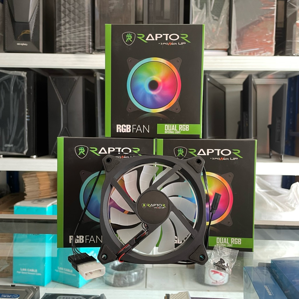 Jual FAN RGB RAPTOR Kipas Casing 12cm | Shopee Indonesia