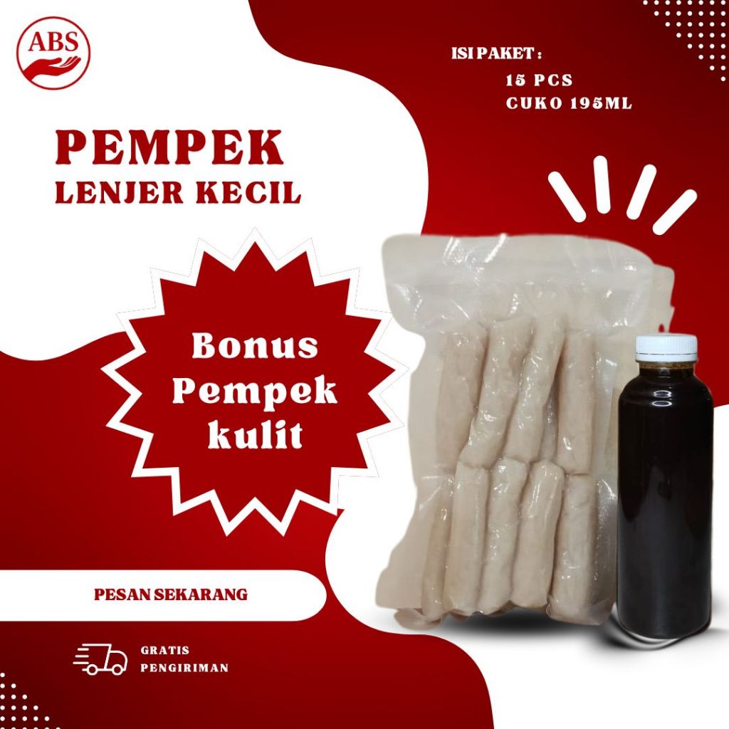Jual Pempek Lenjer Kecil 1 Pack isi 15pcs | Shopee Indonesia