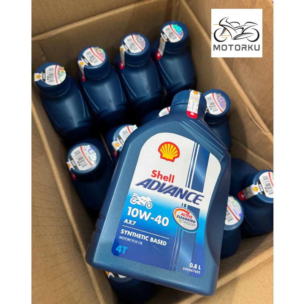 Jual OLI SHELL ADVANCE AX7 800ml 10W-40 MOTOR | Shopee Indonesia