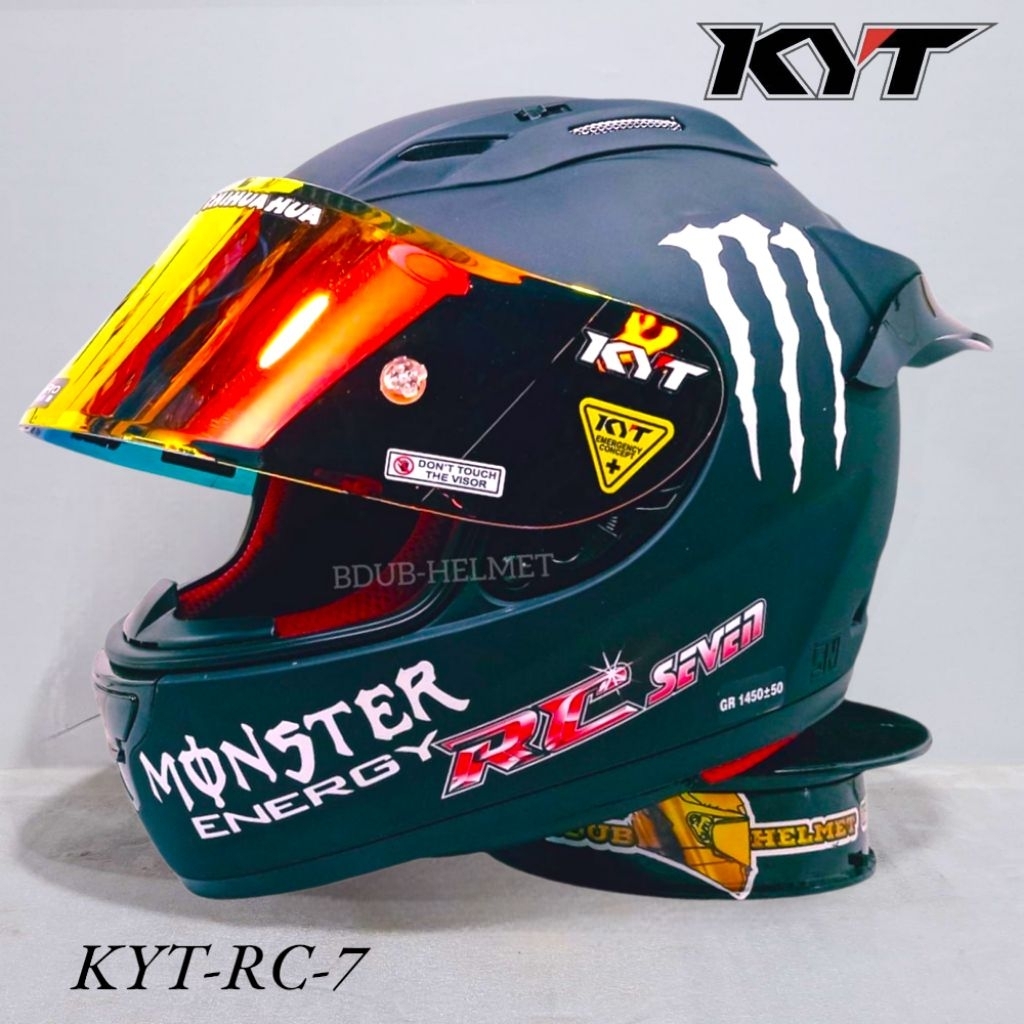Rc7 Motif Helm Kyt Full Face Rc7 Jual Helm KYT Full Face RC-7 Rc Seven