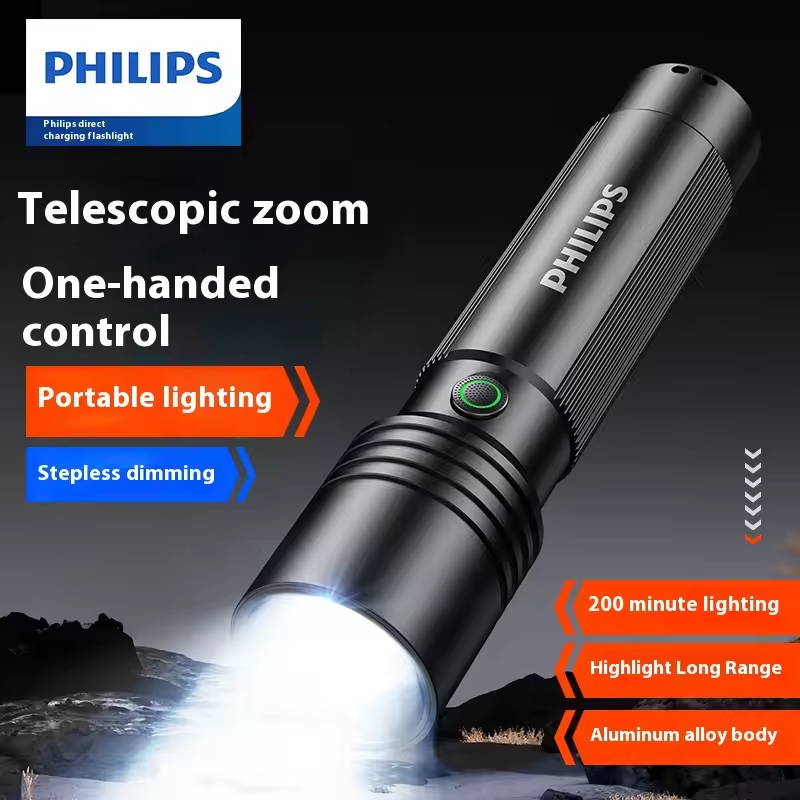 Jual Philips Senter LED SFL2146 Super Bright Jarak Jauh 500m Tahan Air ...