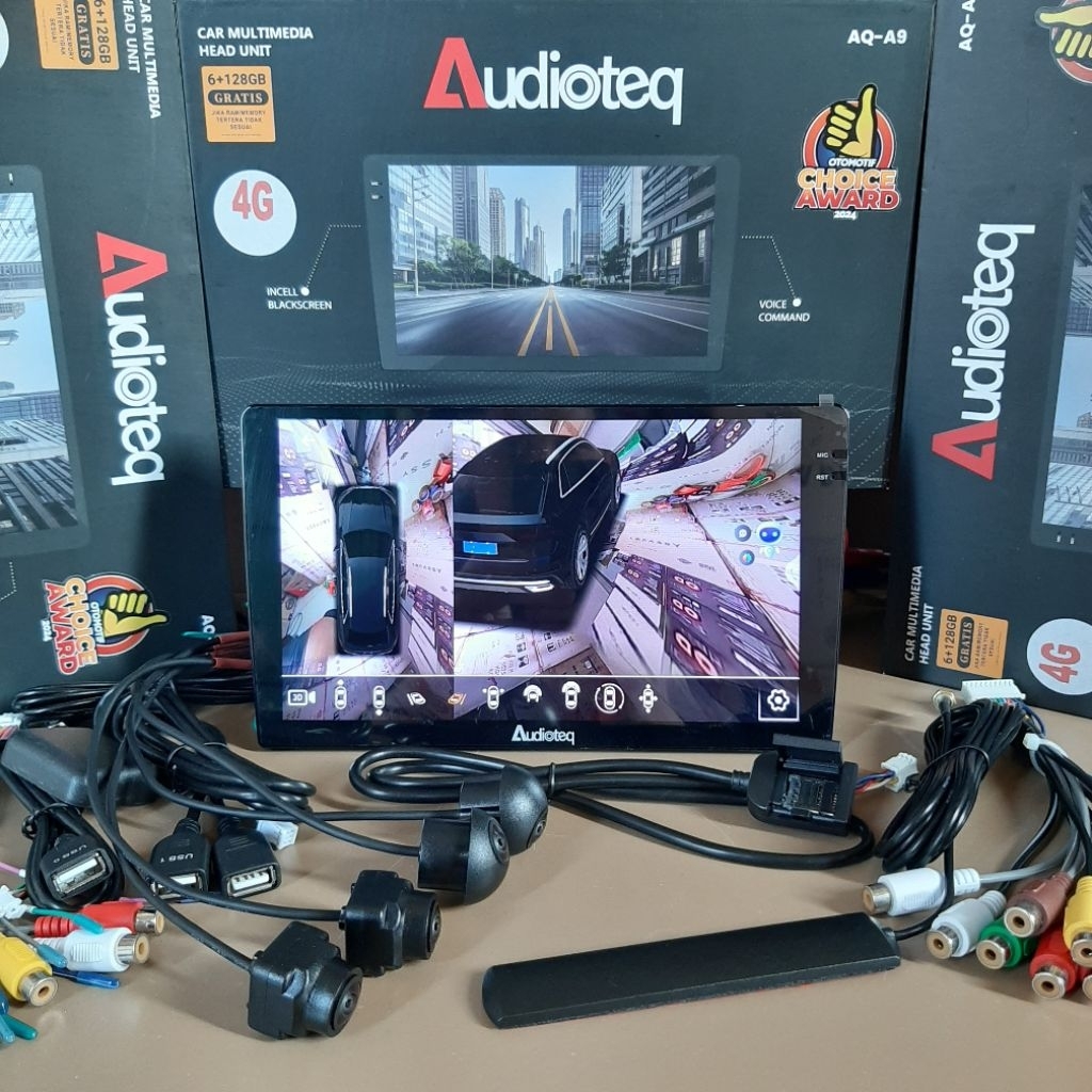 Jual HEAD UNIT ANDROID 10 INCH AUDIOTEQ RAM 6/128 GB - GSM 4G - SUPORT ...