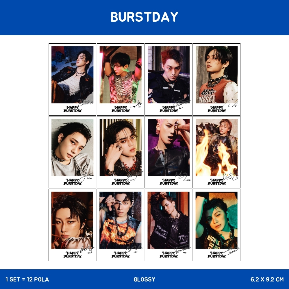 Jual POLA SEVENTEEN HAPPY BURSTDAY 14 PCS KPOP MURAH UNOFFICIAL