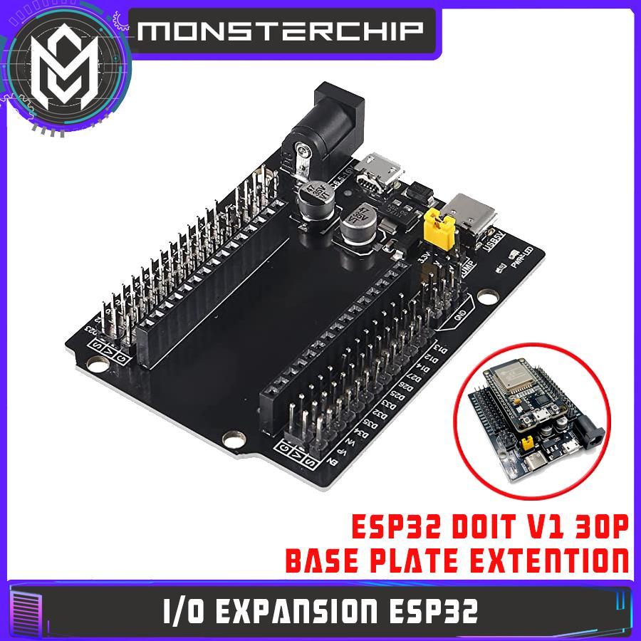 Jual I/O EXPANSION ESP32 SHIELD ESP32 DOIT V1 30P BASE PLATE EXTENSION ...