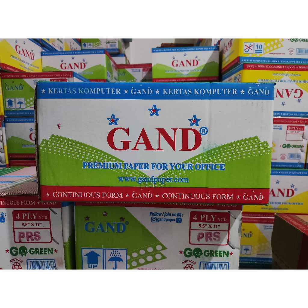 Jual KERTAS CONTINUOUS FORM GAND 9.5 X 11 4 PLY FULL BAGI 2 FAKTUR ...