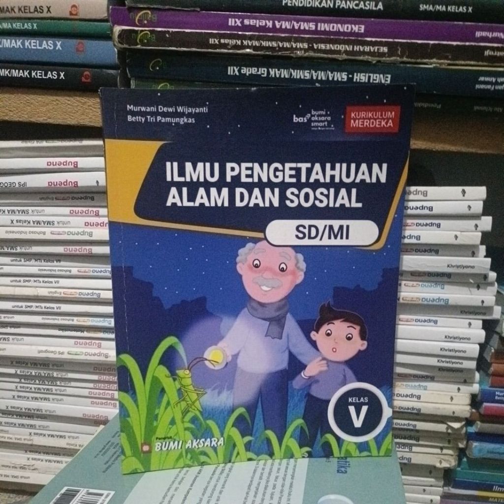 Jual buku ilmu pengetahuan alam dan sosial untuk SD kelas 5 kurikulum ...