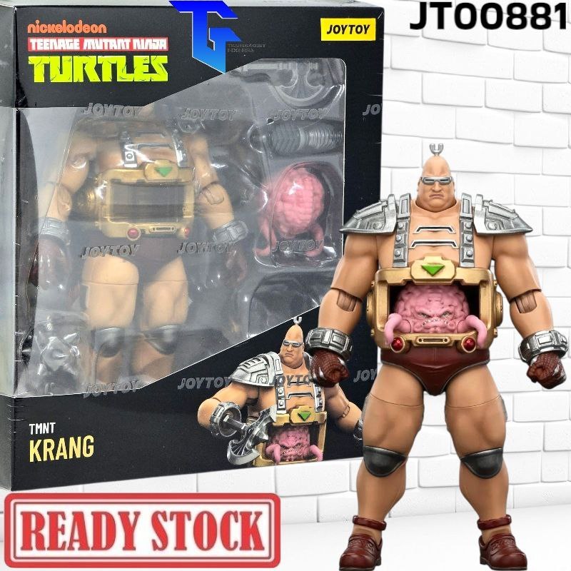 Figurines JOYTOY Tortues Ninja 1/18 - 4,3 Pouces, Les 4 Tortues En Pack Détaillé !