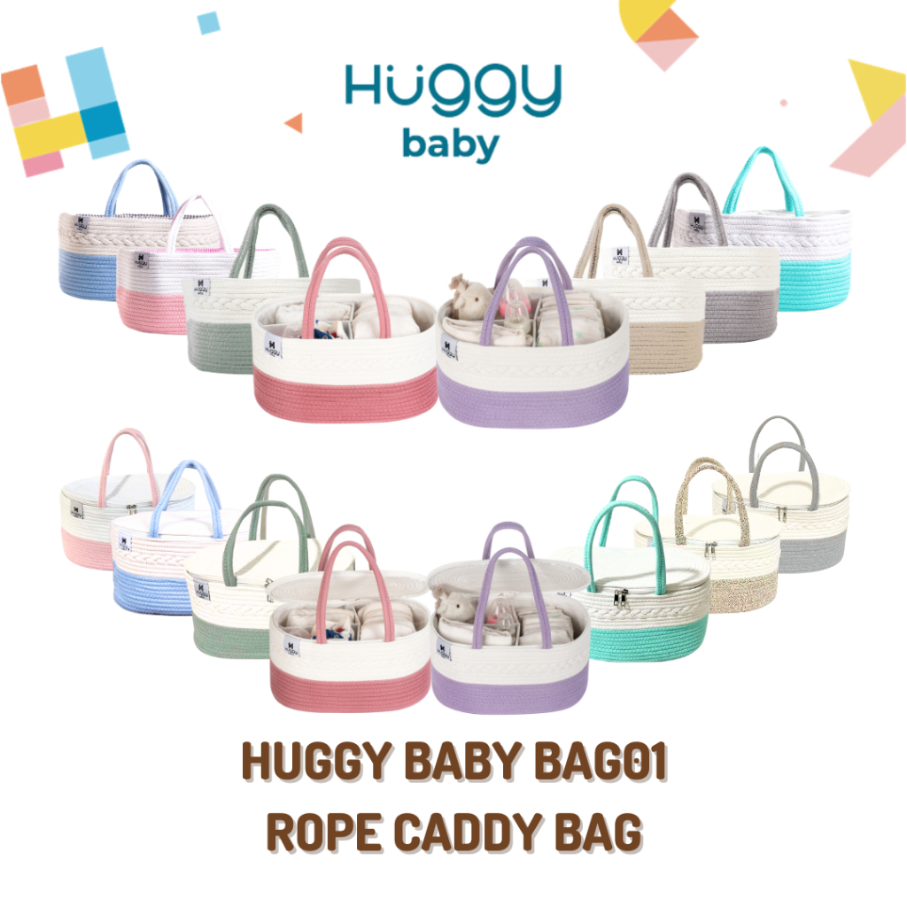 Jual Huggy Baby BAG01 Rope Caddy Bag | Diaper Bag Organizer Bag Tas ...