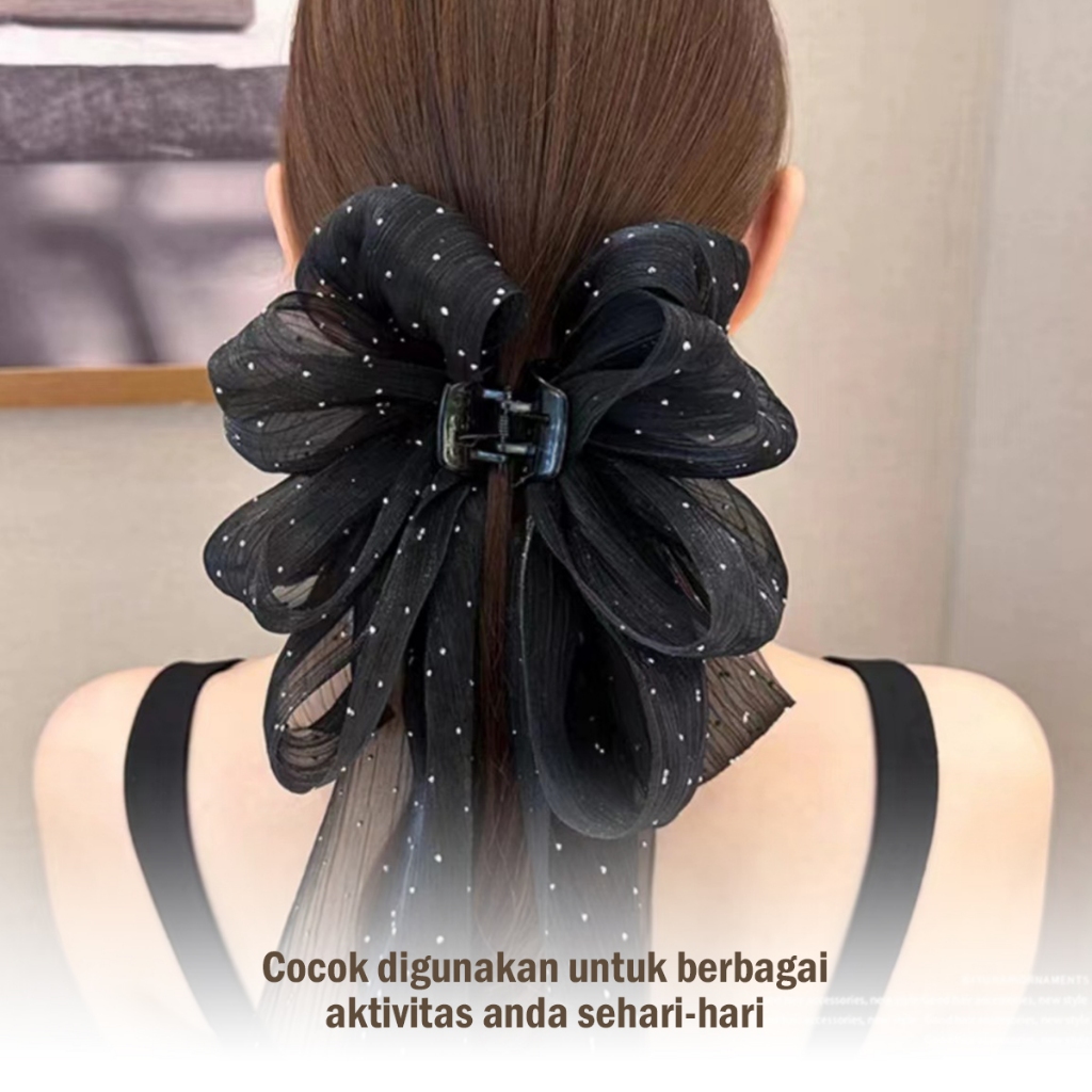 Jual Jepit Rambut Pita Hitam - Aksesori Rambut Elegan dan Mewah dengan ...