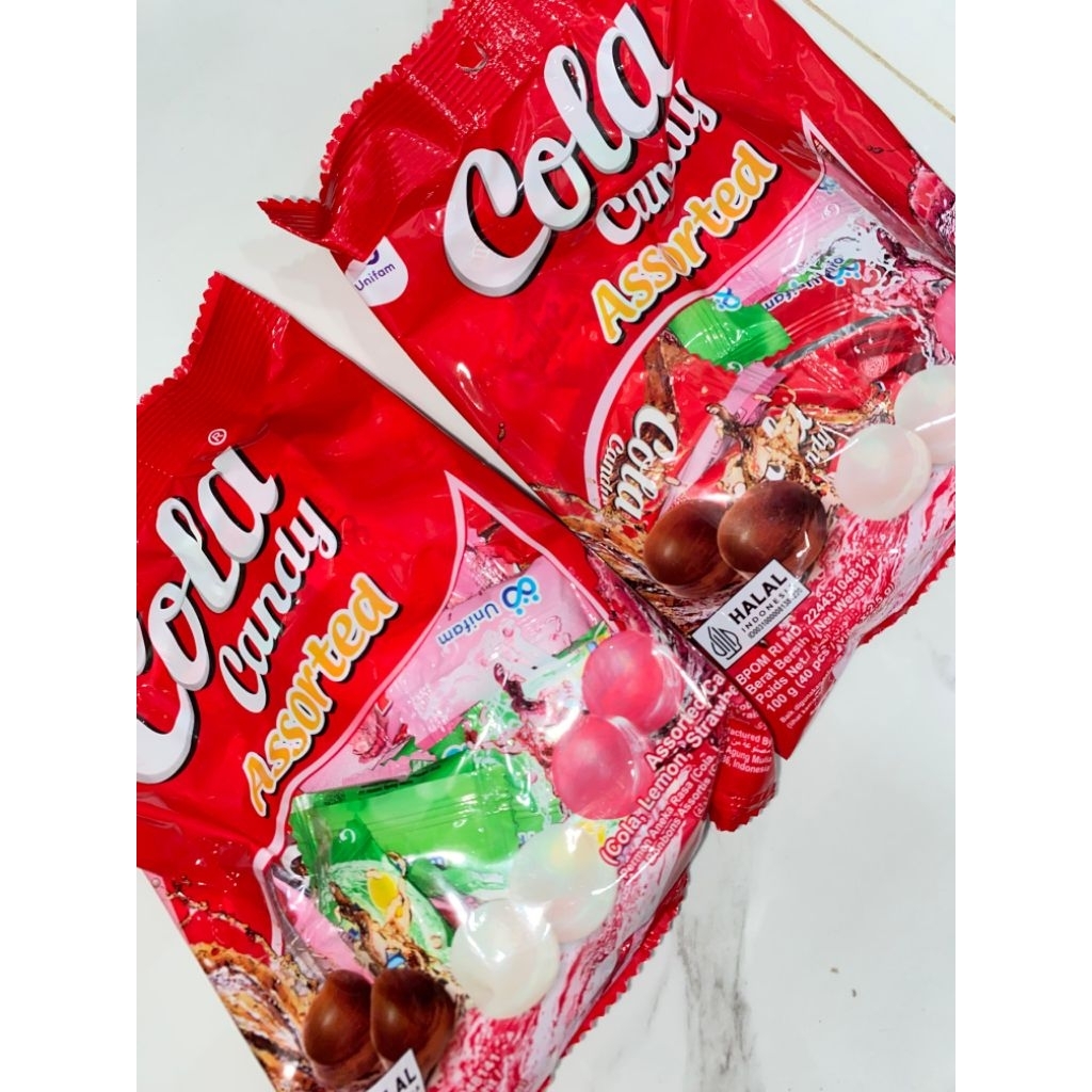 Jual COLA CANDY ASSORTED 1 PACK ISI 40PCS | Shopee Indonesia