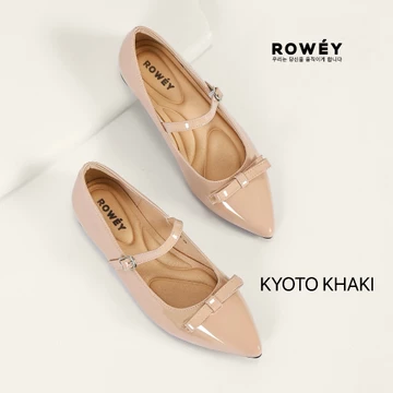 Rowey Sepatu Flat Shoes Wanita Korea Azuki