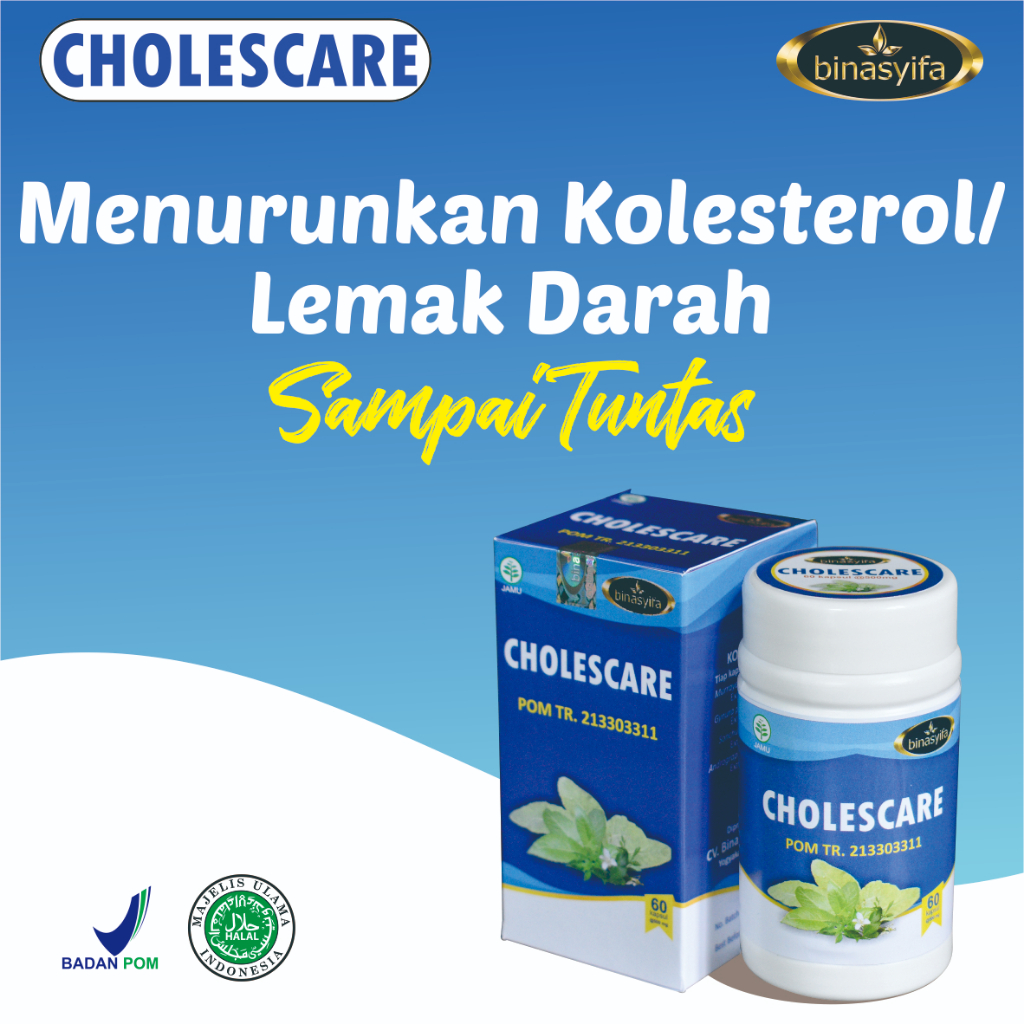 Obat Herbal Kolestrol Tinggi Ampuh Turunkan Lemak Darah Secara Alami - Obat Kolestrol BPOM