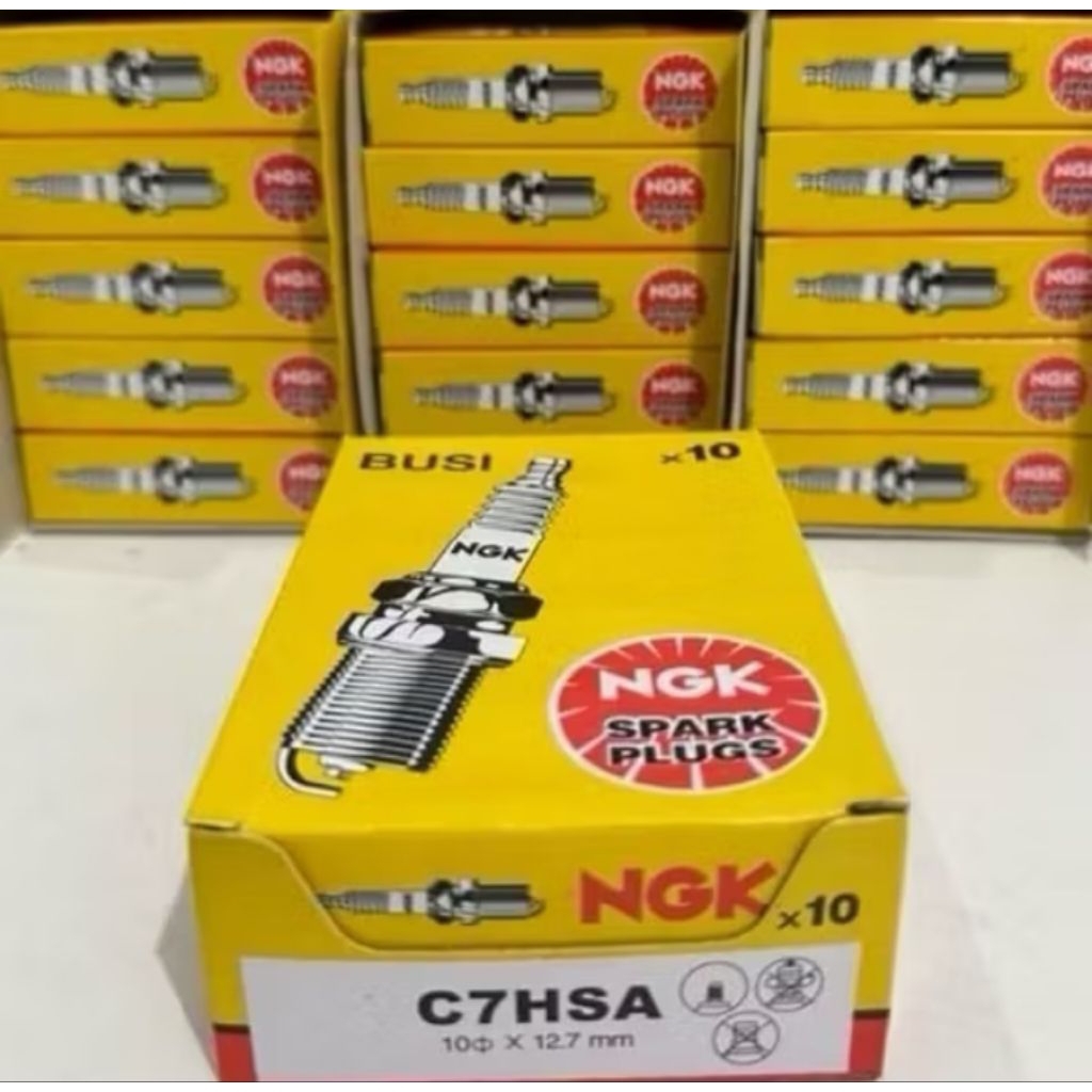 Jual [busi ngk original 100%] 1 PAK BUSI NGK PENDEK C7HSA ORIGINAL ISI ...