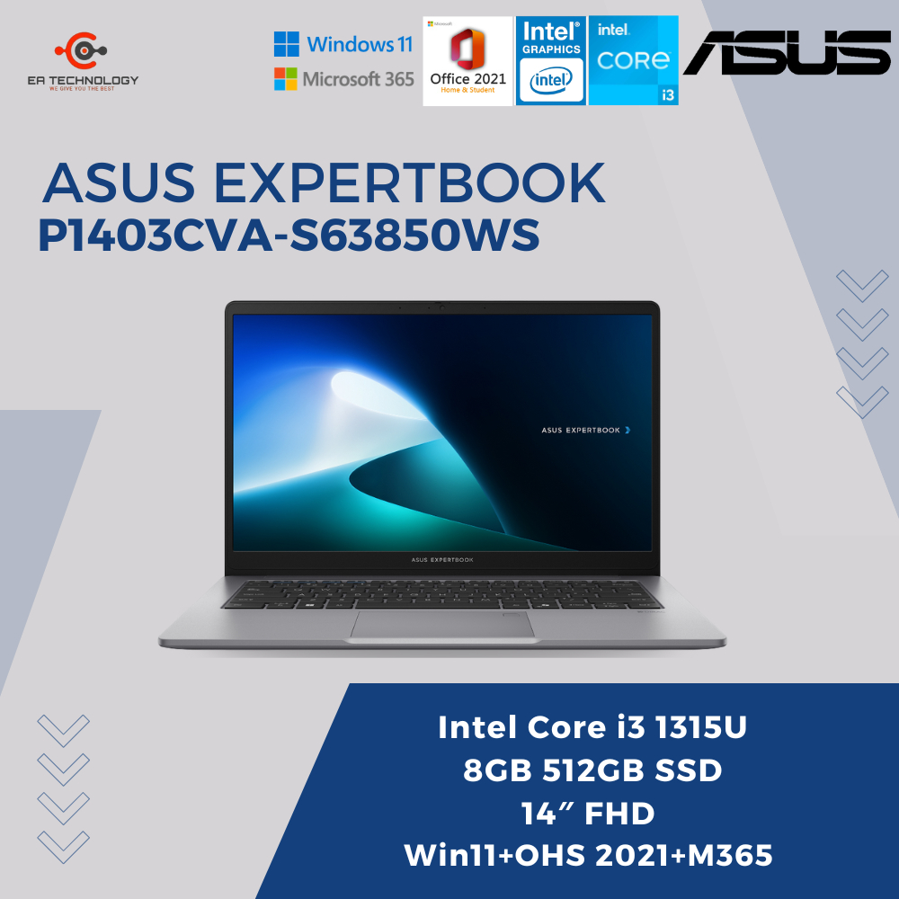 ASUS NB 15,6 ExpertBook P1 i3-1315U 8GB 512GB SSD WIN 11 PRO NOTEBOOK - Negozio di Videogiochi e Giochi