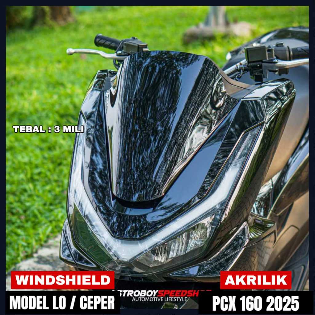 Jual WINDSHIELD PCX 160 NEW 2025 WINDSHIELD PCX 160 ROADSYNC MODEL ...