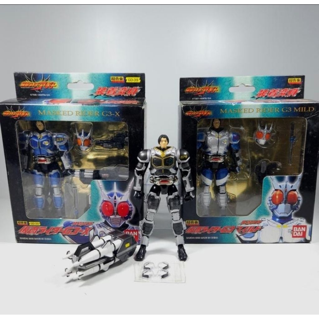 Jual diecast kamen rider agito g3 mild g3 x G4 bandai rare | Shopee ...