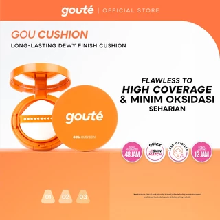 goute Goucushion Dewy Finish Cushion with Glowing Look Long lasting up to 12H Stay Hydrated up to 48H Medium to Full Coverage